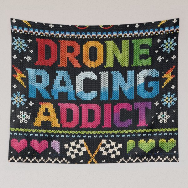 Item preview, Drone Racing Addict FPV Pilot Lifestyle Knitting Pattern designed and sold by Mauswohn.