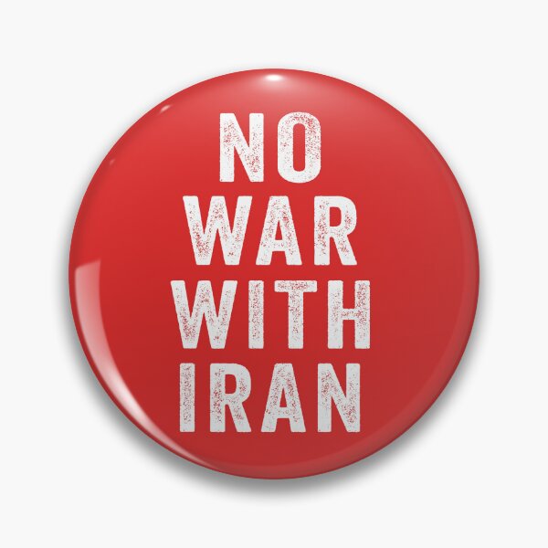 Item preview, NO WAR with Iran  designed and sold by lazarolandry.