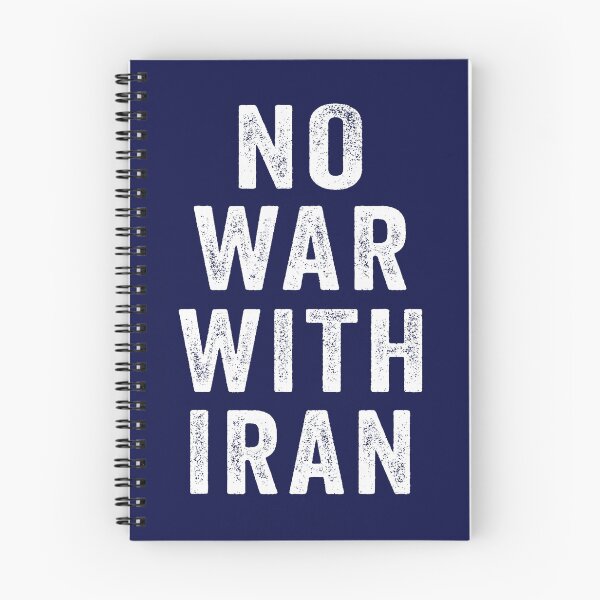 Item preview, NO WAR with Iran  designed and sold by lazarolandry.