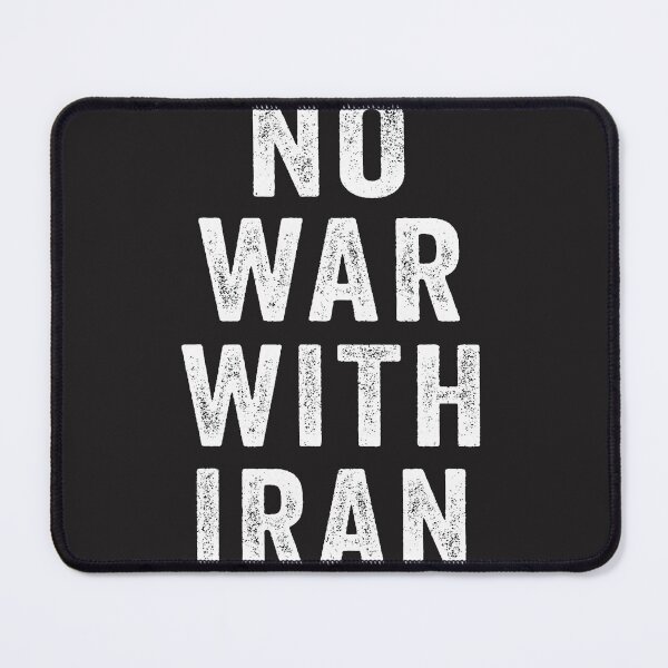 Item preview, NO WAR with Iran  designed and sold by lazarolandry.
