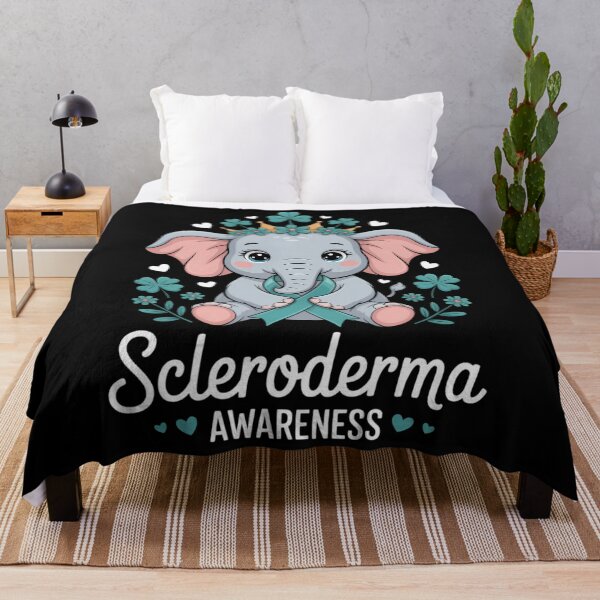 Item preview, Teal Ribbon Survivor Warrior Scleroderma Awareness designed and sold by HellD3vil-Art.