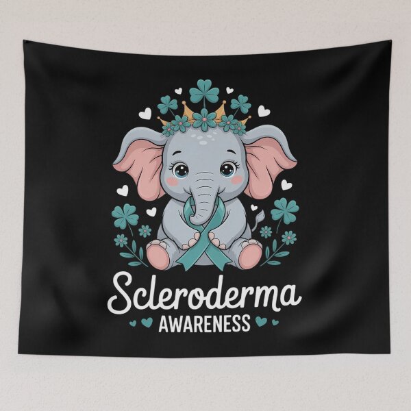 Item preview, Teal Ribbon Survivor Warrior Scleroderma Awareness designed and sold by HellD3vil-Art.