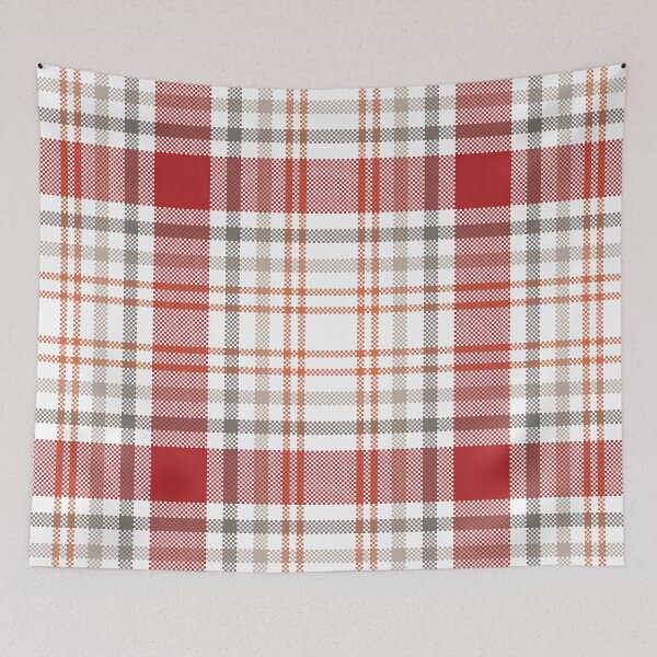 Item preview, Red Neutral Tartan Pattern designed and sold by PowerAntShop.