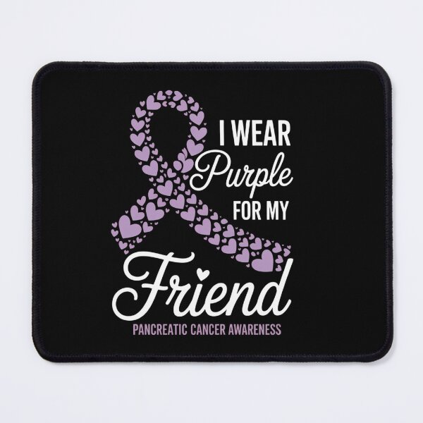 Item preview, I Wear Purple For FRIEND Pancreatic Cancer Awareness designed and sold by HellD3vil-Art.
