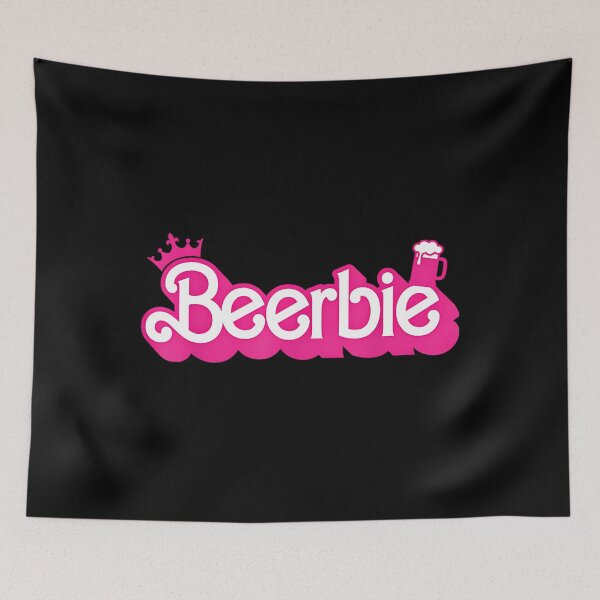 Item preview, Beerbie Drinking Brewmaster  Funny Beer Day Pink Logo designed and sold by shepelagmix.
