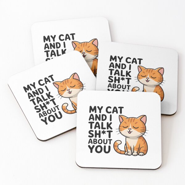 Item preview, My Cat And I Talk About You  designed and sold by KrisGraphic45.