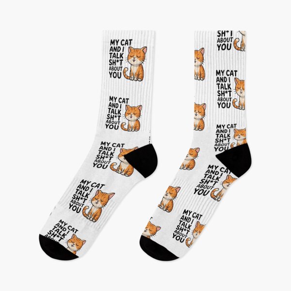 Item preview, My Cat And I Talk About You  designed and sold by KrisGraphic45.