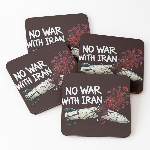 Item preview, NO WAR with Iran - Stop War Statement designed and sold by lazarolandry.