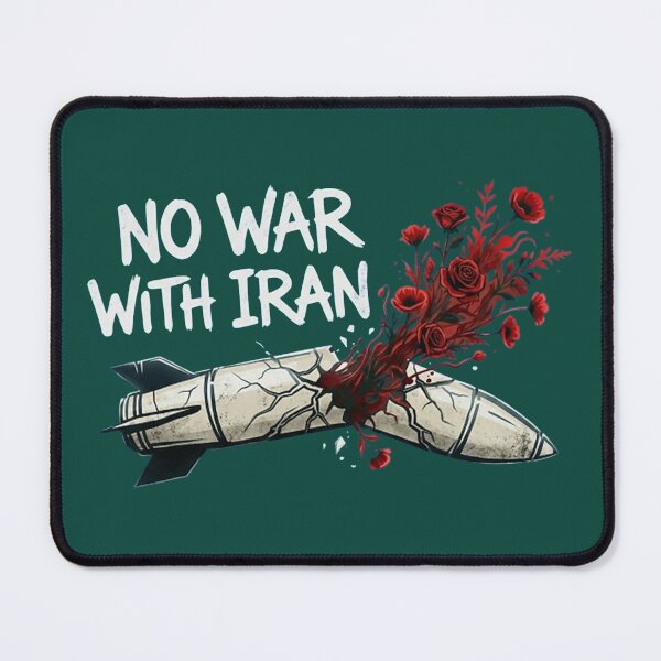 Item preview, NO WAR with Iran - Stop War Statement designed and sold by lazarolandry.