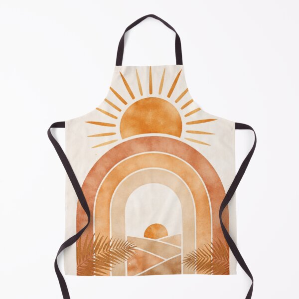 Item preview, Boho Sunset Arch – Warm Minimalist Desert Illustration designed and sold by myforestfog.