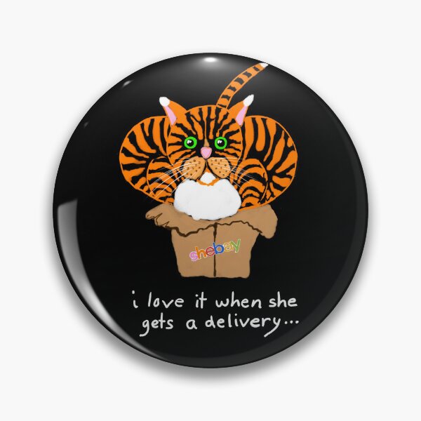 POLITOCAT gets a package - art by Sarnia  Pin