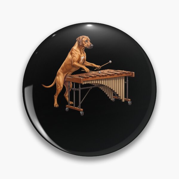 Item preview, Rhodesian Ridgeback Playing Marimba Player Marimbist Dog Lover designed and sold by TerryConnells.