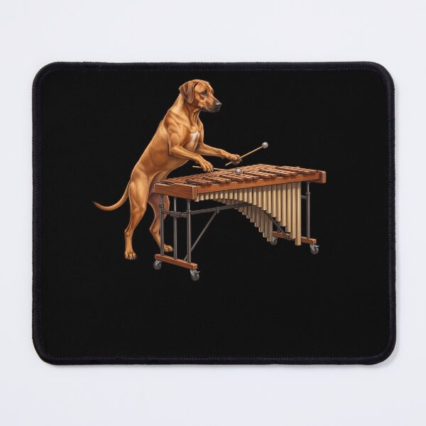 Item preview, Rhodesian Ridgeback Playing Marimba Player Marimbist Dog Lover designed and sold by TerryConnells.