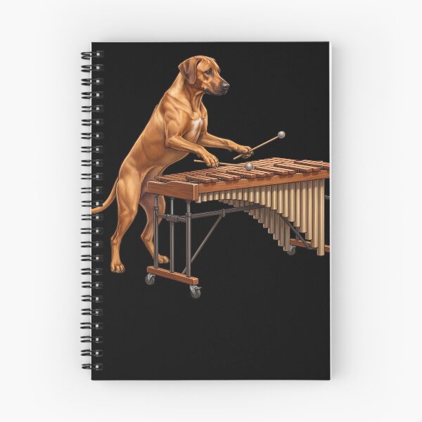 Item preview, Rhodesian Ridgeback Playing Marimba Player Marimbist Dog Lover designed and sold by TerryConnells.
