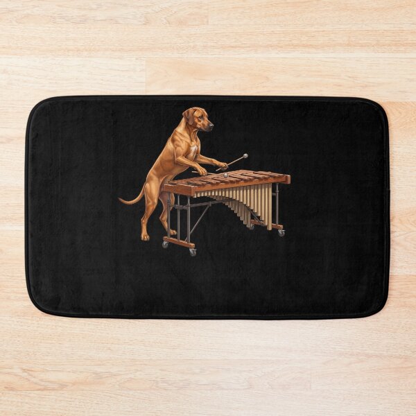 Item preview, Rhodesian Ridgeback Playing Marimba Player Marimbist Dog Lover designed and sold by TerryConnells.