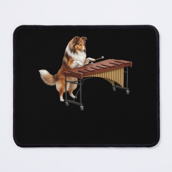 Item preview, Shetland Sheepdog Playing Marimba Player Marimbist Dog Lover designed and sold by TerryConnells.