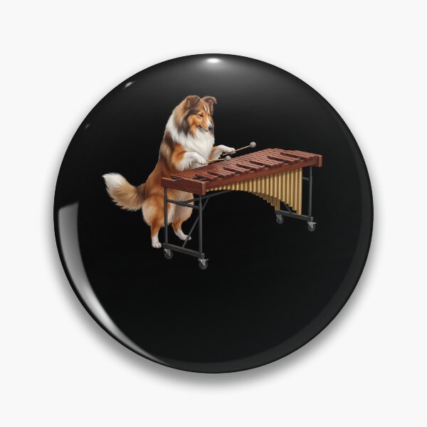 Item preview, Shetland Sheepdog Playing Marimba Player Marimbist Dog Lover designed and sold by TerryConnells.