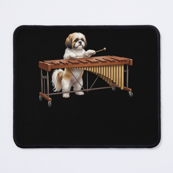 Item preview, Shih Tzu Playing Marimba Player Marimbist Dog Lover designed and sold by TerryConnells.
