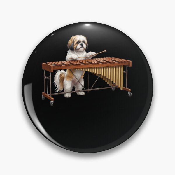 Item preview, Shih Tzu Playing Marimba Player Marimbist Dog Lover designed and sold by TerryConnells.
