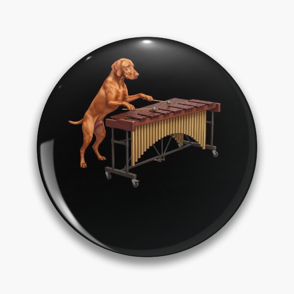 Item preview, Vizsla Playing Marimba Player Marimbist Dog Lover designed and sold by TerryConnells.