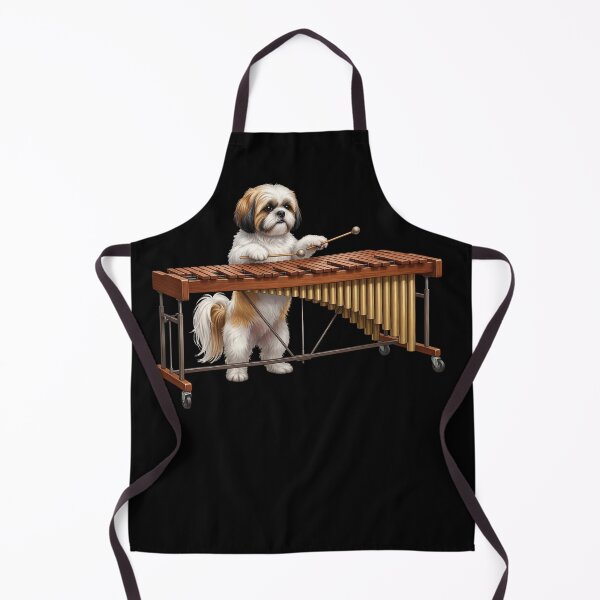 Item preview, Shih Tzu Playing Marimba Player Marimbist Dog Lover designed and sold by TerryConnells.