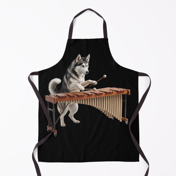Item preview, Siberian Husky Playing Marimba Player Marimbist Dog Lover designed and sold by TerryConnells.