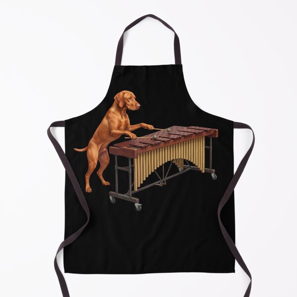 Item preview, Vizsla Playing Marimba Player Marimbist Dog Lover designed and sold by TerryConnells.