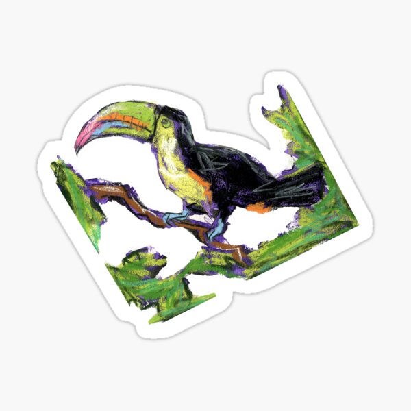 Colorful Toucan  Sticker