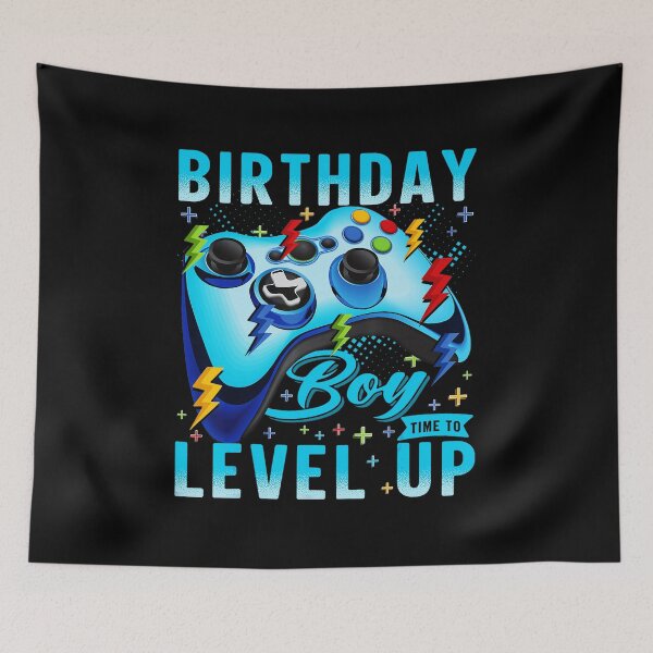Item preview, Birthday Boy Gamer Time to Level Up Neon Controller designed and sold by FGTV2021.