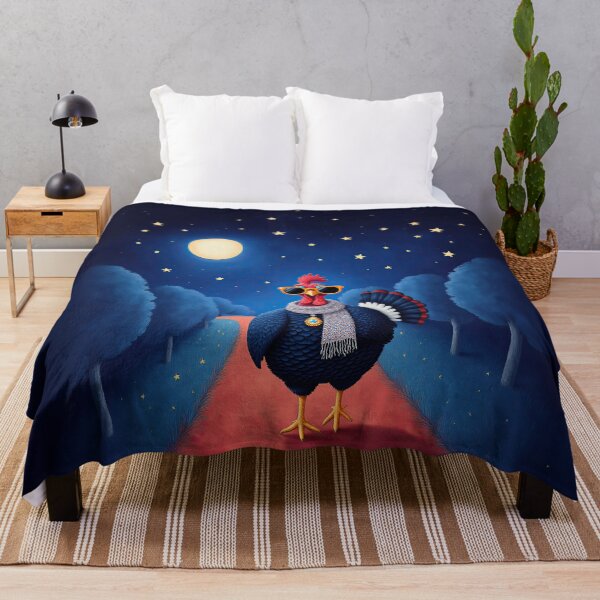 Item preview, Moonlight Walk – Whimsical Turkey with Style Under the Stars designed and sold by Whimsical Hug.