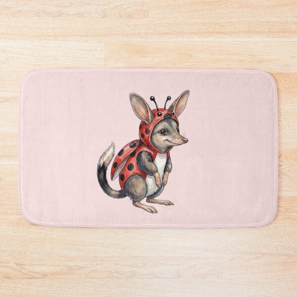 Item preview, Ladybug Easter Bilby - Cute Red Beetle Costume Illustration designed and sold by Wennebabs.