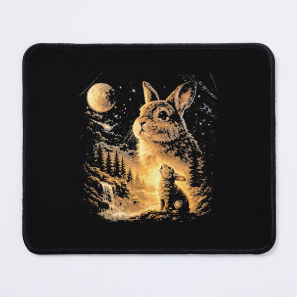 Item preview, Bunny Howling to the Moon Vintage, Silly Rabbit Full Moon designed and sold by BachulAlam.