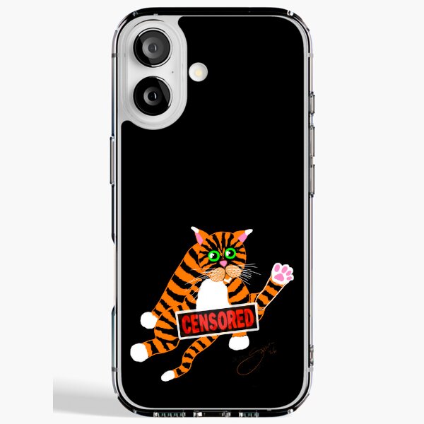 POLITOCAT forgets his manners art by Sarnia iPhone Soft Case