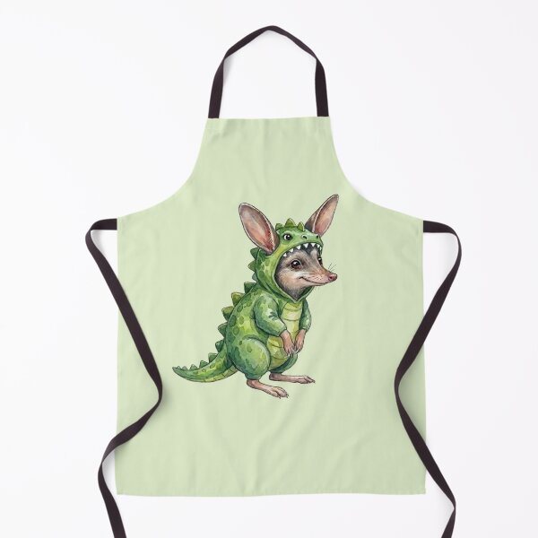 Item preview, Dinosaur Easter Bilby - Cute Bilby in Green T-Rex Costume designed and sold by Wennebabs.