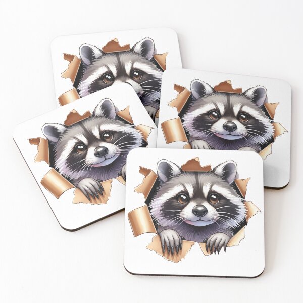 Item preview, Cute Raccoon Peeking designed and sold by KrisGraphic45.