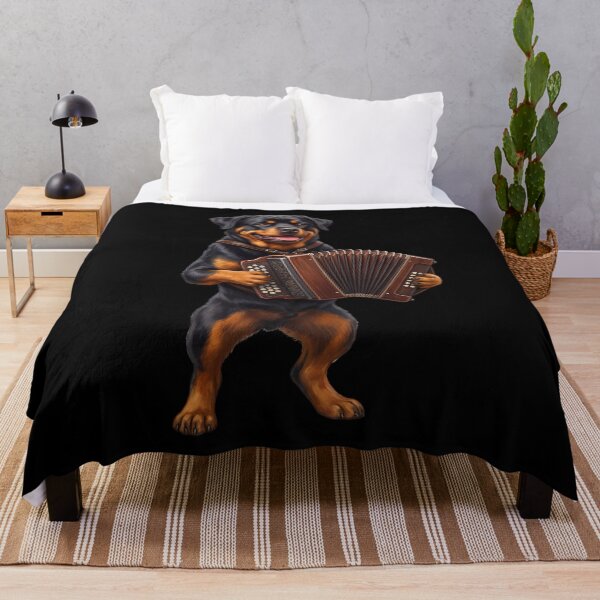 Item preview, Rottweiler Playing Accordion Player Accordionist Dog Lover designed and sold by DoodleTortle.