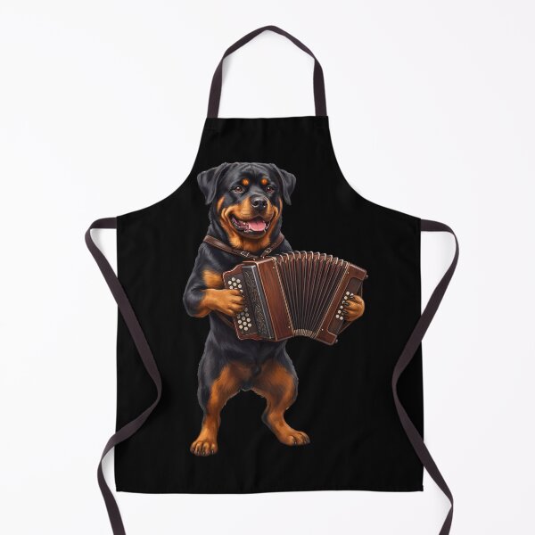 Item preview, Rottweiler Playing Accordion Player Accordionist Dog Lover designed and sold by DoodleTortle.