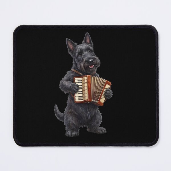 Item preview, Scottish Terrier Playing Accordion Player Accordionist Dog Lover designed and sold by DoodleTortle.