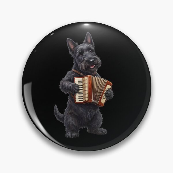 Item preview, Scottish Terrier Playing Accordion Player Accordionist Dog Lover designed and sold by DoodleTortle.