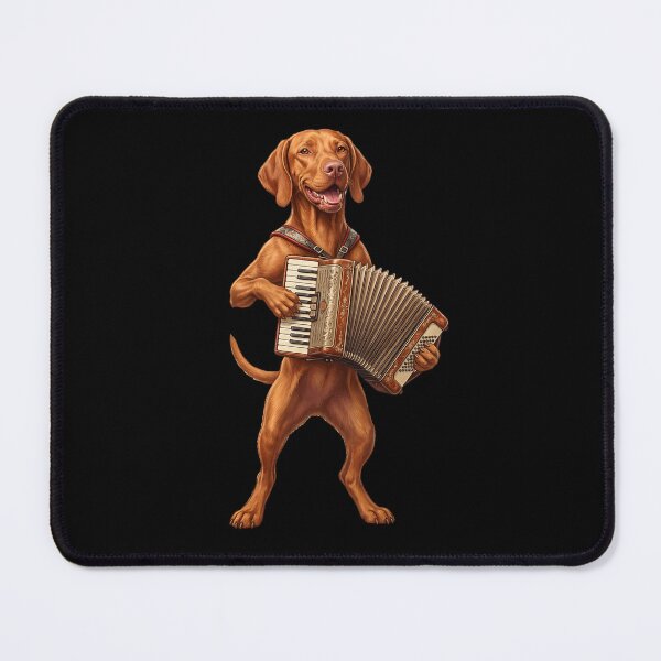 Item preview, Vizsla Playing Accordion Player Accordionist Dog Lover designed and sold by DoodleTortle.
