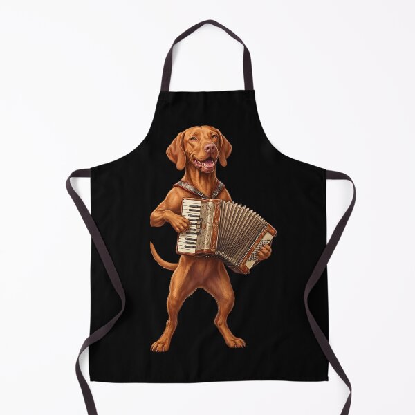 Item preview, Vizsla Playing Accordion Player Accordionist Dog Lover designed and sold by DoodleTortle.