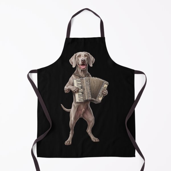Item preview, Weimaraner Playing Accordion Player Accordionist Dog Lover designed and sold by DoodleTortle.