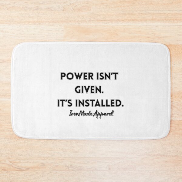 Item preview, Power Isn’t Given It’s Earned Electrician T-Shirt | Electrical Worker Motivation Tee | Lineman & Tradesman Pride Shirt designed and sold by IronMade Apparel.