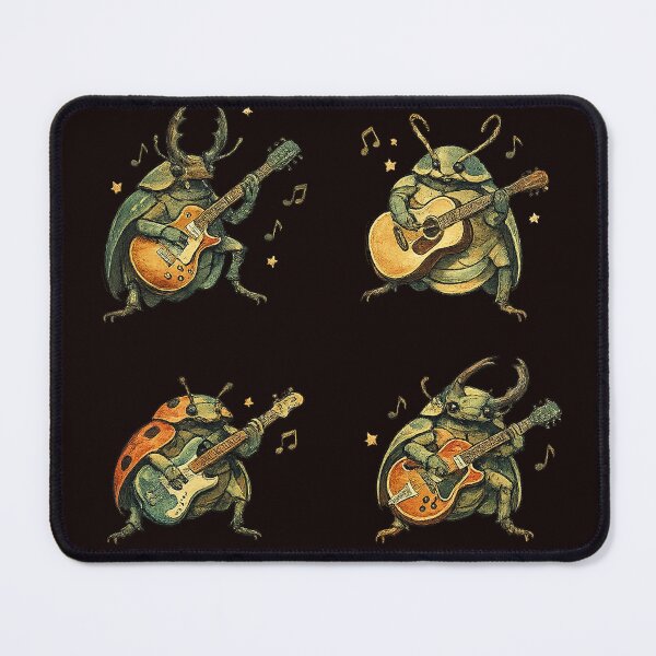Item preview, Beetles jamming designed and sold by LuluLeb.