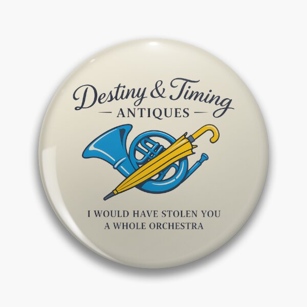 Item preview, Blue French Horn Vintage Antique Logo designed and sold by agearb.