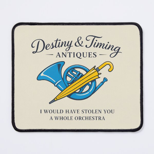 Item preview, Blue French Horn Vintage Antique Logo designed and sold by agearb.