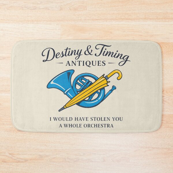 Item preview, Blue French Horn Vintage Antique Logo designed and sold by agearb.