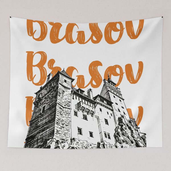 Item preview, Brasov, Romania, Landmark Architecture Travel Art designed and sold by Wanderful-roads.