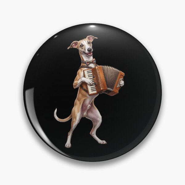 Item preview, Whippet Playing Accordion Player Accordionist Dog Lover designed and sold by DoodleTortle.
