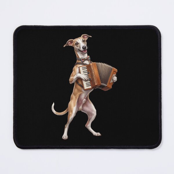 Item preview, Whippet Playing Accordion Player Accordionist Dog Lover designed and sold by DoodleTortle.